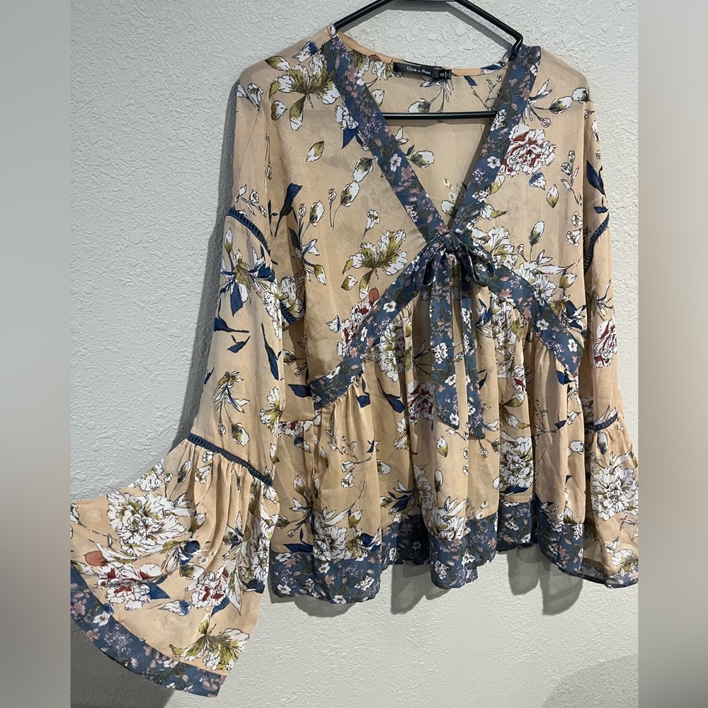Doe & Rae sheer top